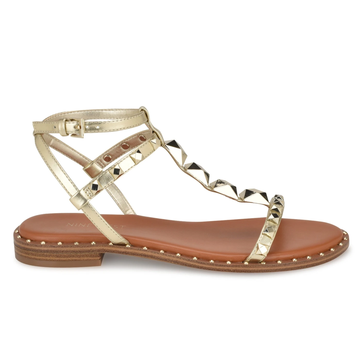 Nine West Marcila Studded Ankle Strap Sandals 3 Nine West Marcila Studded Ankle Strap Sandals