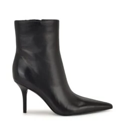 Nine West Ohmy Dress Ankle Leather Booties