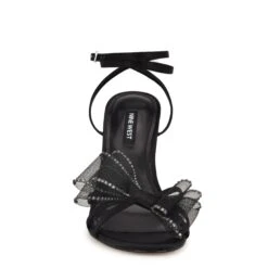 Nine West Minky Bow Heeled Sandals 9 Nine West Minky Bow Heeled Sandals -Nine West Shop 3279bfb6fd92db1f52aeb9a7f0c4b27a5891ee60