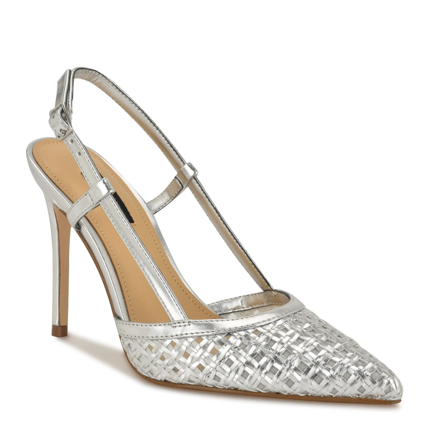 Nine West Floree Woven Slingback Pumps 4 Nine West Floree Woven Slingback Pumps - Image 2