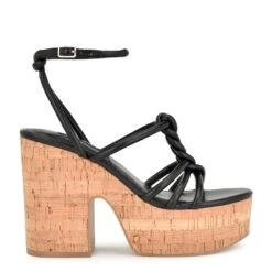 Nine West Olander Knotted Platform Sandals