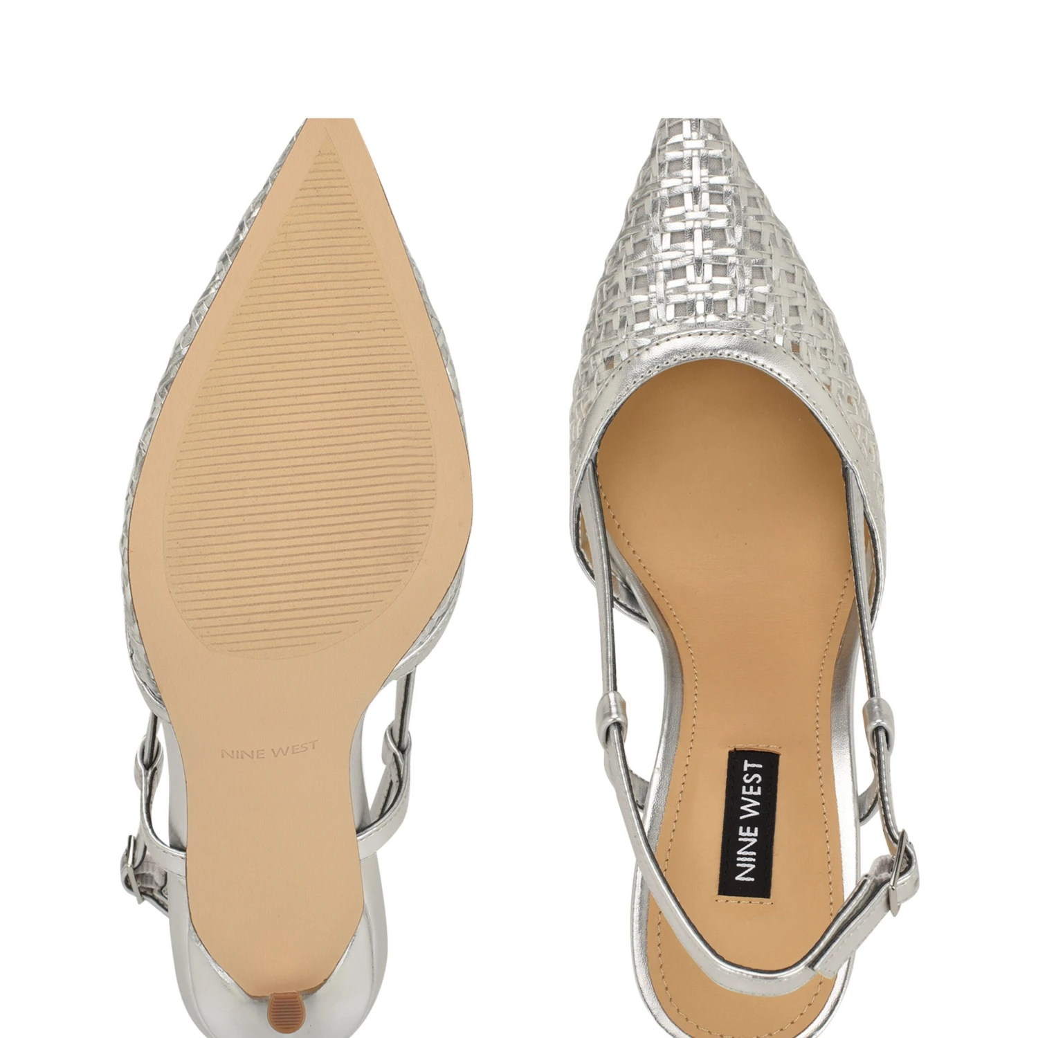 Nine West Floree Woven Slingback Pumps 6 Nine West Floree Woven Slingback Pumps - Image 4