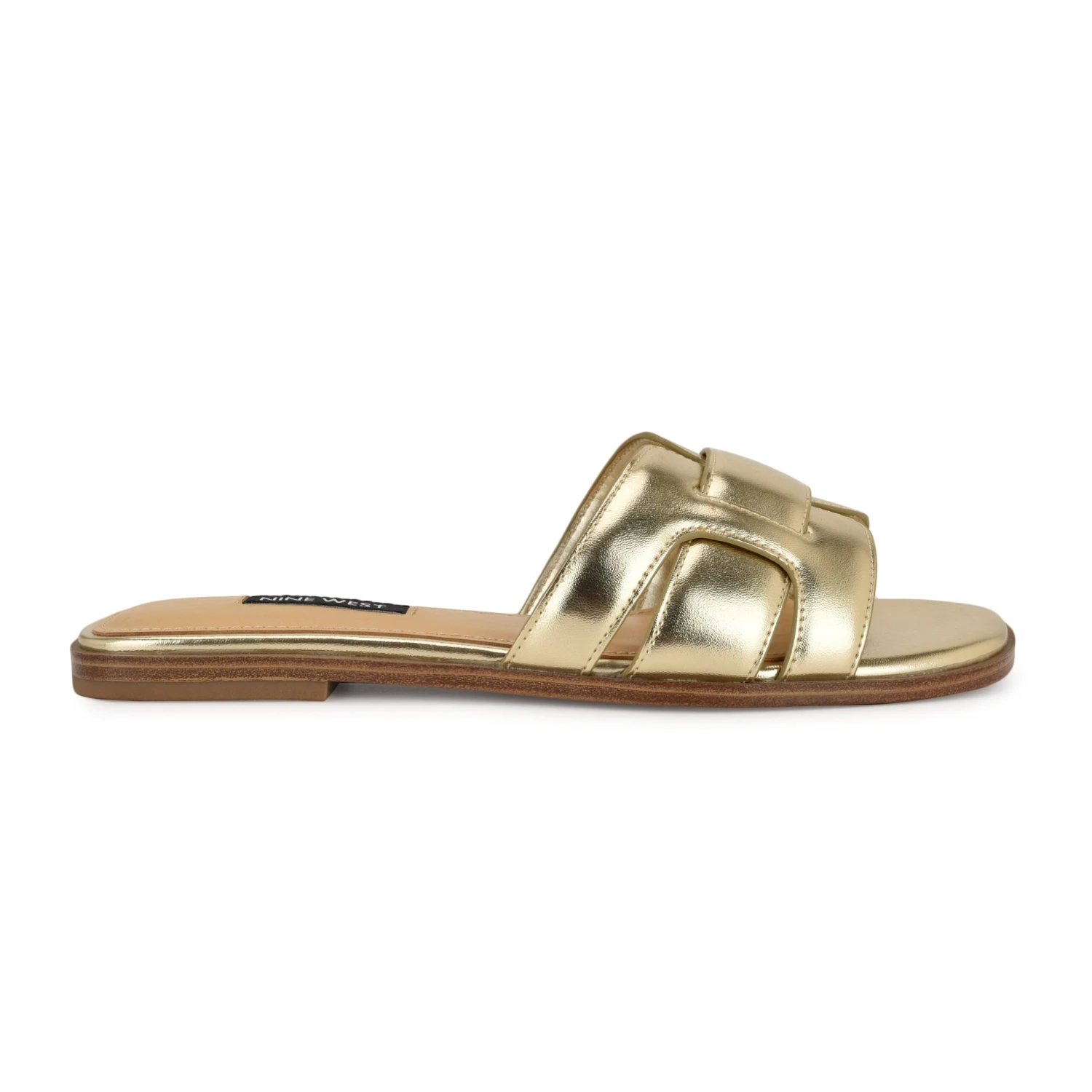 Nine West Germani Flat Slide Sandals 3 Nine West Germani Flat Slide Sandals