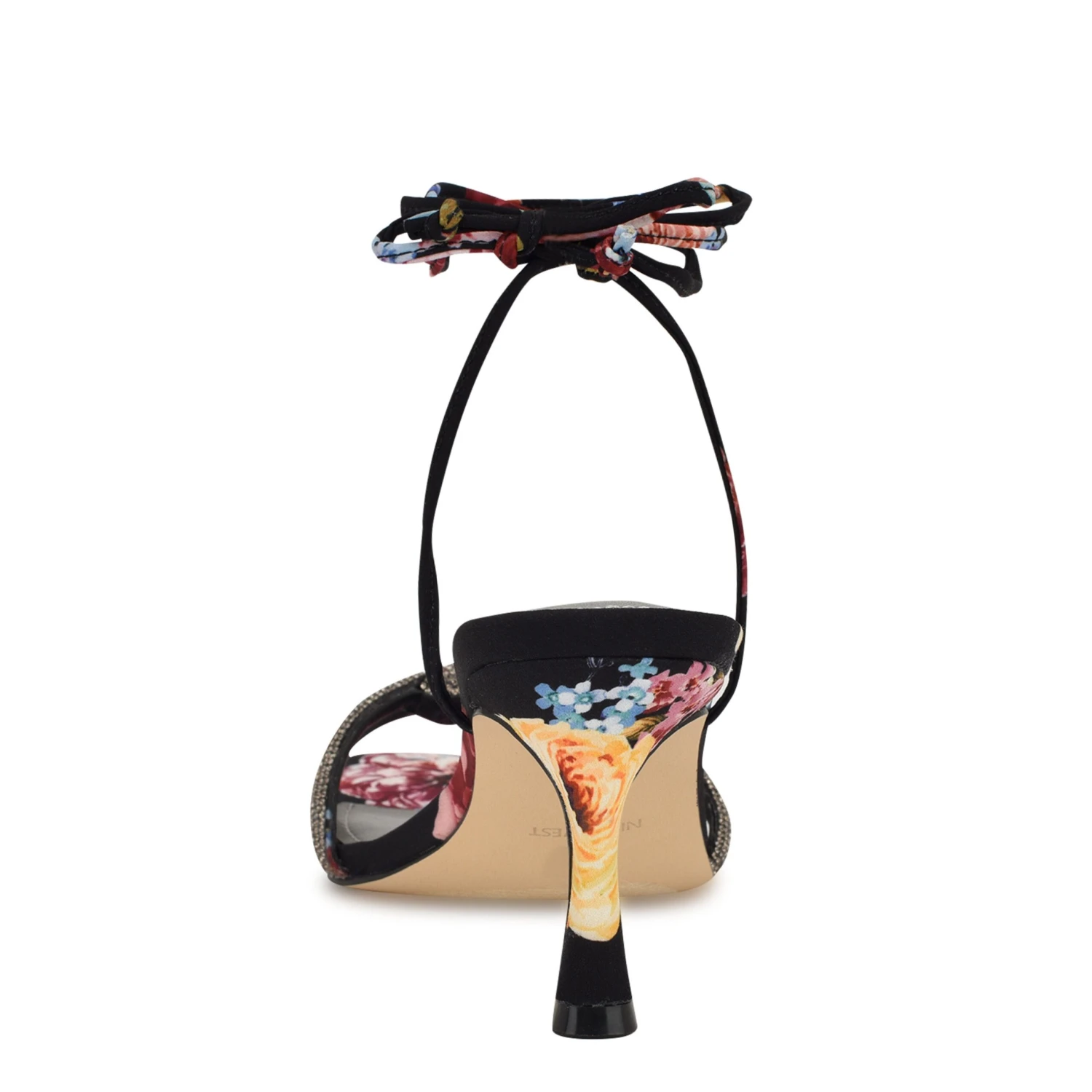 Nine West Raqchel Rhinestone Bow Ankle Wrap Sandals 6 Nine West Raqchel Rhinestone Bow Ankle Wrap Sandals - Image 4