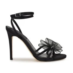 Nine West Minky Bow Heeled Sandals