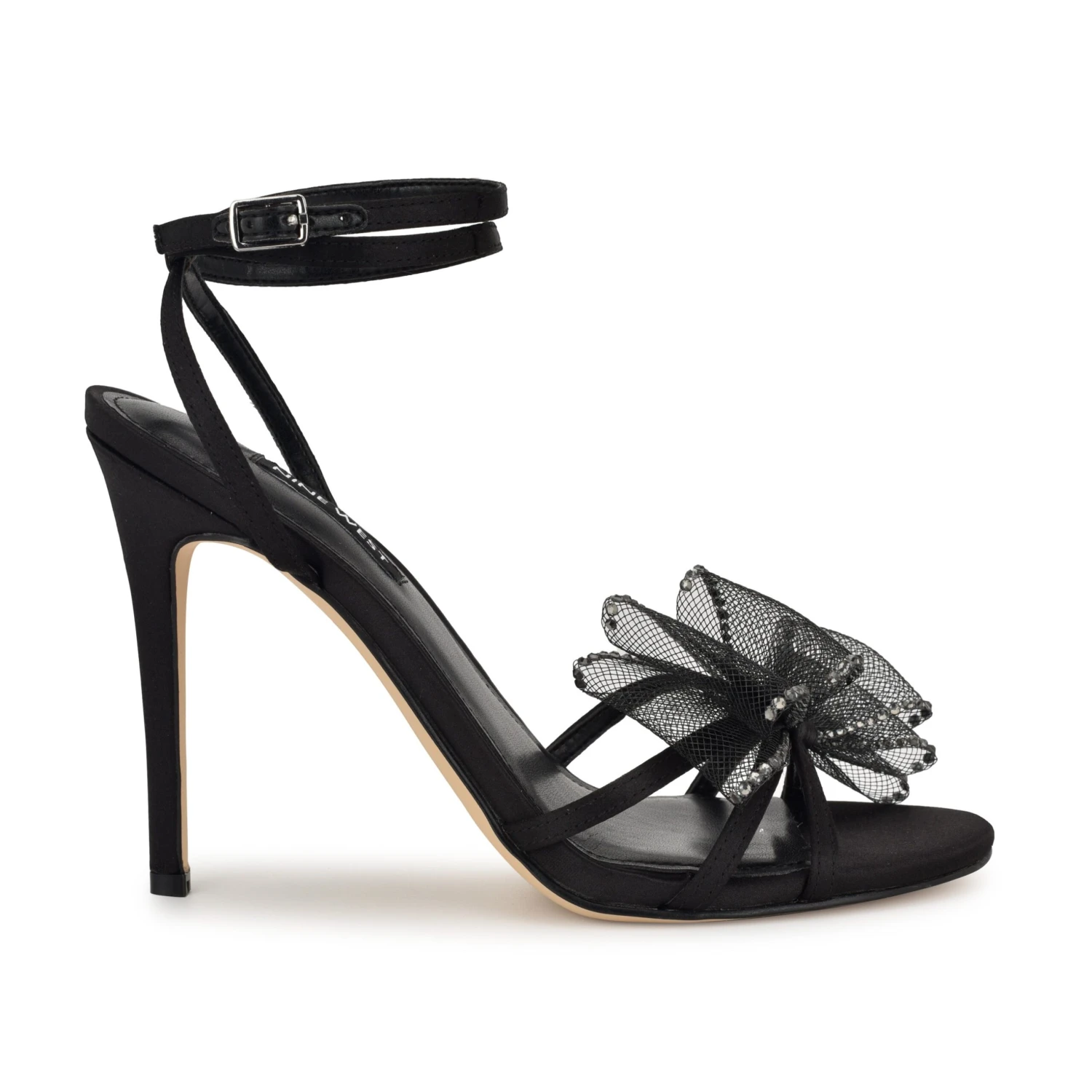 Nine West Minky Bow Heeled Sandals 3 Nine West Minky Bow Heeled Sandals
