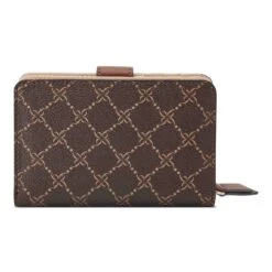 Lockup 9S French Wallet -Nine West Shop GG1403147 BROWNLOGOMAHOGANY LOCKUP9SLGFRENCHWALLET BZ