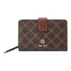 Lockup 9S French Wallet -Nine West Shop GG1403147 BROWNLOGOMAHOGANY LOCKUP9SLGFRENCHWALLET RZ