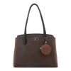 Mary Carryall With Pouch 1 Mary Carryall With Pouch -Nine West Shop NCL148209 BROWNBLACK MARY3COMPCARRYALL RZ