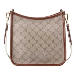 Nalini Small Crossbody -Nine West Shop NGG148377 BEIGELOGOMAHOGANYNALINISMALLCROSSBODY BZ