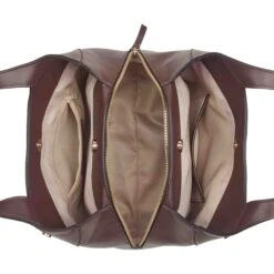 Eamon Triple Compartment Shoulder Bag -Nine West Shop NGN129123 RAISIN EAMON3COMPSHOULDERBAG TZ