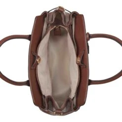 Lille Triple Compartment Satchel 9 Lille Triple Compartment Satchel -Nine West Shop NGR566606 MAHOGANY LILLE3COMPSATCHEL TZ