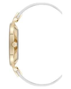 Floral Dial Strap Watch -Nine West Shop NW 2044FLWT SIDE