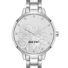 Crystal Accented Floral Dial Watch -Nine West Shop NW 2099FLSV
