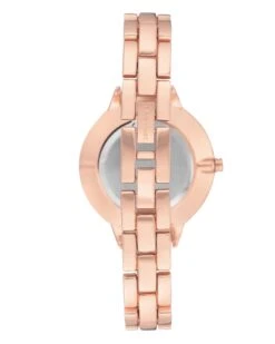 Floral Dial Bracelet Watch -Nine West Shop NW 2226RGRG BACK
