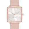Square Case Smooth Strap Watch -Nine West Shop NW 2670RGBH