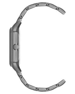 Rectangular Case Bracelet Watch -Nine West Shop NW 3003GYGY SIDE