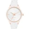 Braid Patterned Strap Watch -Nine West Shop NW 3022RGWT