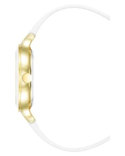 Smooth Strap Watch -Nine West Shop NW 3024GPWT SIDE