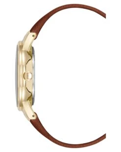 Saffiano Strap Watch -Nine West Shop NW 3080GPHY SIDE