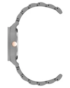 Mini Rubberized Bracelet Watch 7 Mini Rubberized Bracelet Watch -Nine West Shop NW 3092GYGY SIDE