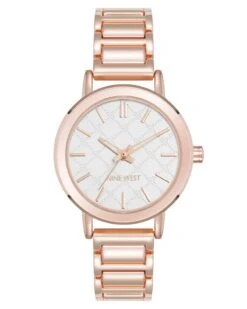 Patterned Dial Bracelet Watch