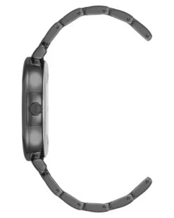 Textured Floral Dial Bracelet Watch -Nine West Shop NW 3113FLGY SIDE