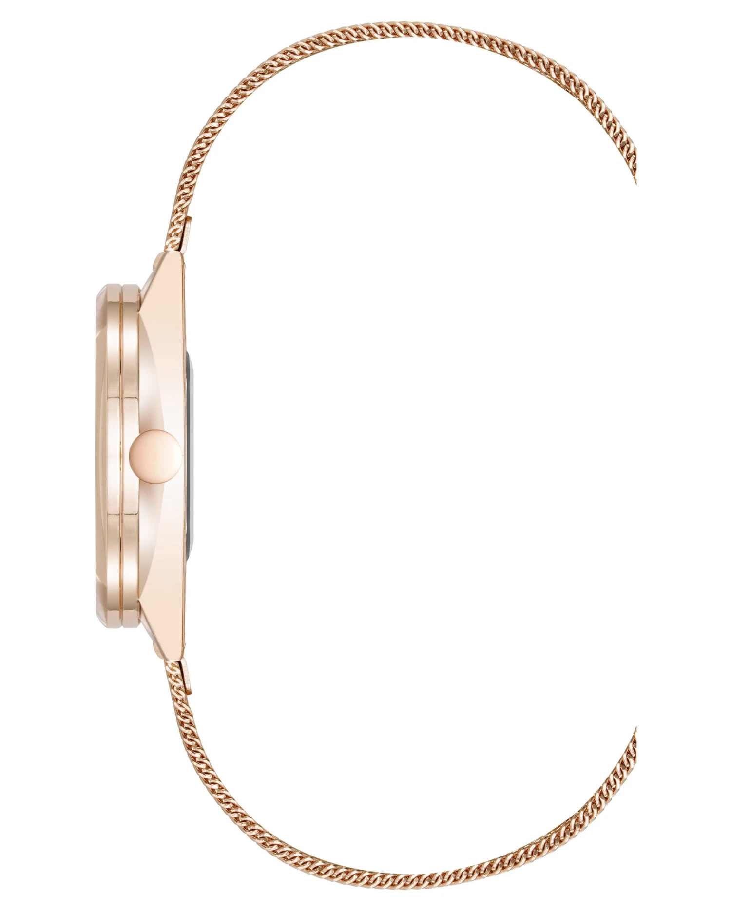 Round Case Mesh Bracelet Watch 5 Round Case Mesh Bracelet Watch - Image 3