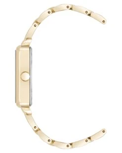 Square Textured Dial Watch -Nine West Shop NW 3178BKGB SIDE