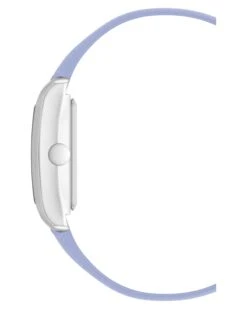 Saffiano Strap Rectangular Watch 7 Saffiano Strap Rectangular Watch -Nine West Shop NW 3209SVBL SIDE