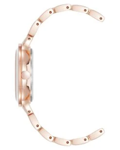 Bracelet Watch With Colorful Links -Nine West Shop NW 3240WTRG SIDE