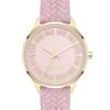 Chevron Pattern Strap Watch -Nine West Shop NW 3246GPPK