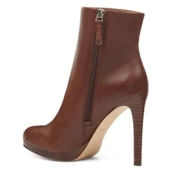 Nine West Quanette Platform Leather Booties 10 Nine West Quanette Platform Leather Booties -Nine West Shop PG.NWQUANETTE XBR08.AZ