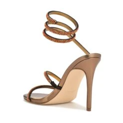 Nine West Maskil Ankle Wrap Heeled Sandals -Nine West Shop PG.WNMASKIL2 GOL01.AZ