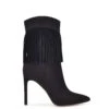 Nine West Tries Heeled Fringe Booties -Nine West Shop PG.WNTRIES2 BLK01.RZ