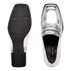 Nine West Zest Heeled Loafers -Nine West Shop PG.WNZEST3 SIL01.TO