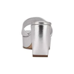 Nine West Oklee Platform Slide Sandals -Nine West Shop WNOKLEE3 SIL01 BZ