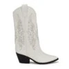 Nine West Ringer Detailed Western Boots 2 Nine West Ringer Detailed Western Boots -Nine West Shop WNRINGER3 WHI01 RZ