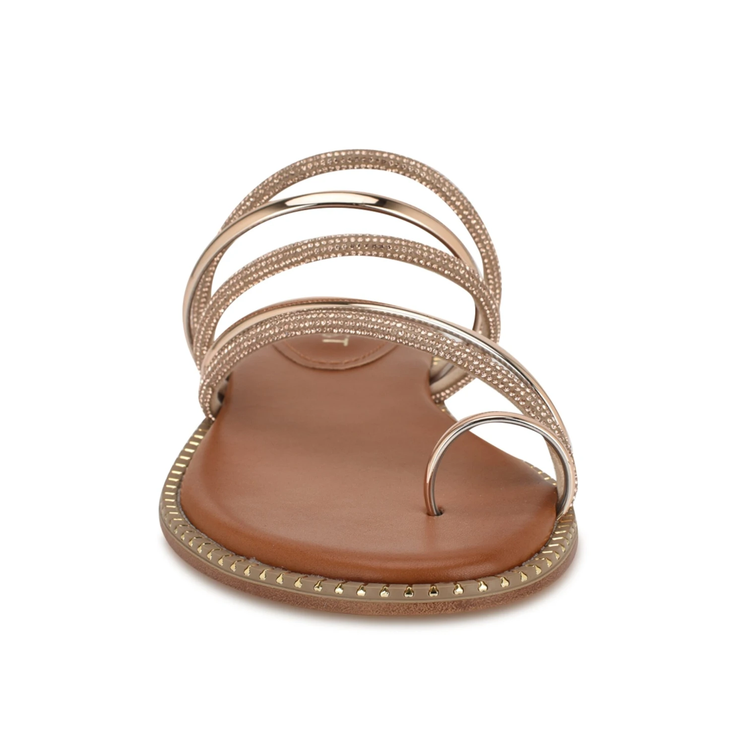 Nine West Dashin Flat Slide Sandals 5 Nine West Dashin Flat Slide Sandals - Image 3
