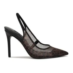 Nine West Feather Pointy Toe Slingback Pumps